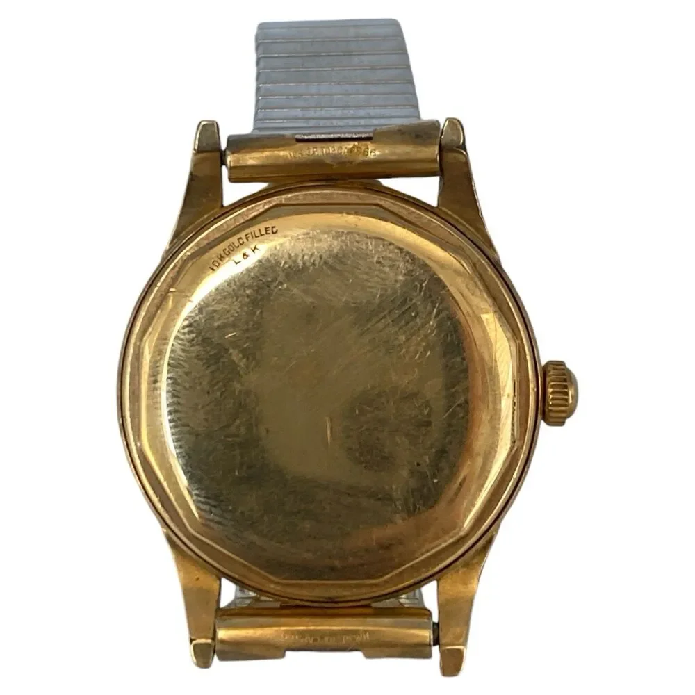 Vintage 1960’s Wittnauer 10kt GF Automatic Men's Wristwatch Running Strong